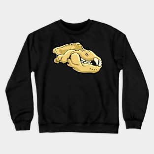 Ursus Spelaeus, Cave Bear Skull Illustration Crewneck Sweatshirt